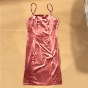 Strappy Velvet Dress